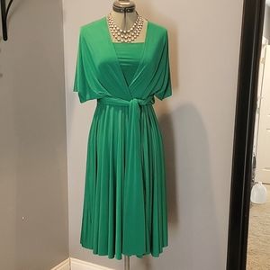 Emerald Green multi way dress